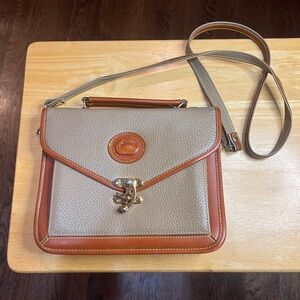 Dooney and Bourke Brown Crossbody Vintage Leather Bag
